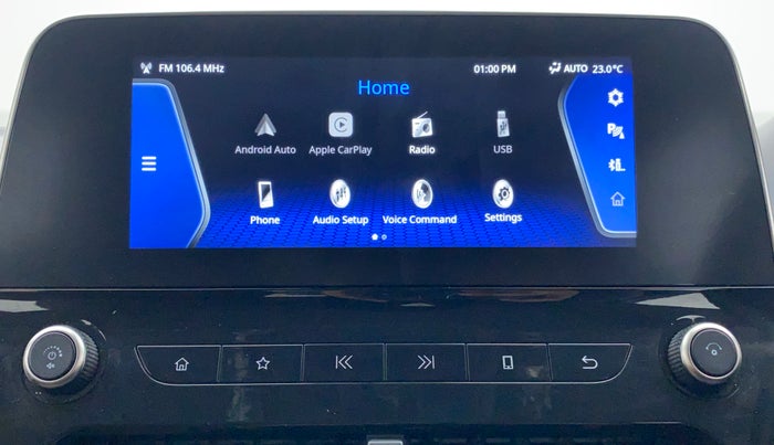 2021 Tata Harrier XZA, Diesel, Automatic, 24,437 km, Infotainment System