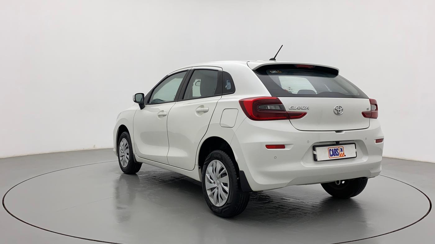 2023 Toyota Glanza S, Petrol, Manual, 4,653 km, Left Back Diagonal