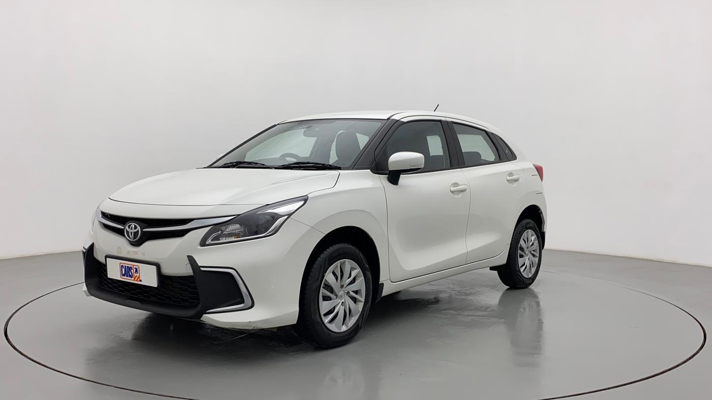 2023 Toyota Glanza S, Petrol, Manual, 4,653 km, Left Front Diagonal