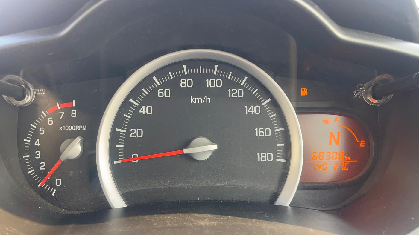 2016 Maruti Celerio ZXI AMT (O), Petrol, Automatic, 68,329 km, Odometer Image