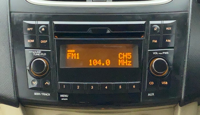 2015 Maruti Swift Dzire VXI, Petrol, Manual, 25,157 km, Infotainment System