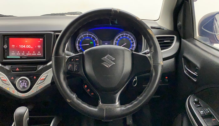 2017 Maruti Baleno DELTA CVT PETROL 1.2, Petrol, Automatic, 74,601 km, Steering Wheel Close Up