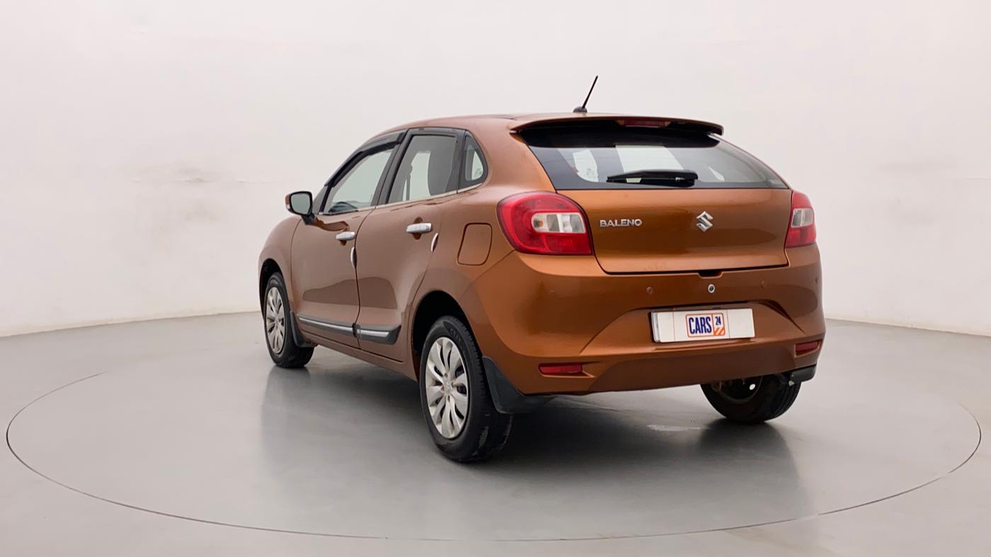 2017 Maruti Baleno DELTA CVT PETROL 1.2, Petrol, Automatic, 74,601 km, Left Back Diagonal