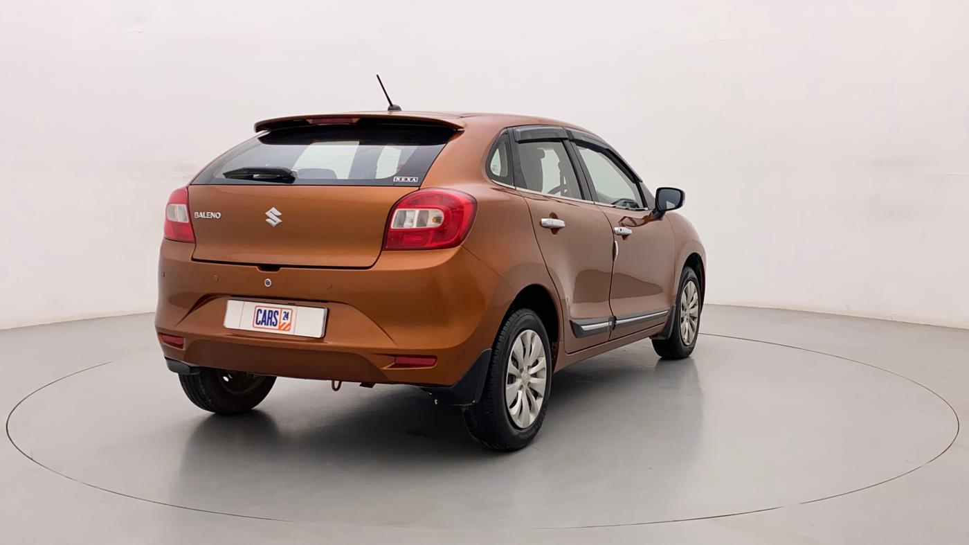 2017 Maruti Baleno DELTA CVT PETROL 1.2, Petrol, Automatic, 74,601 km, Right Back Diagonal