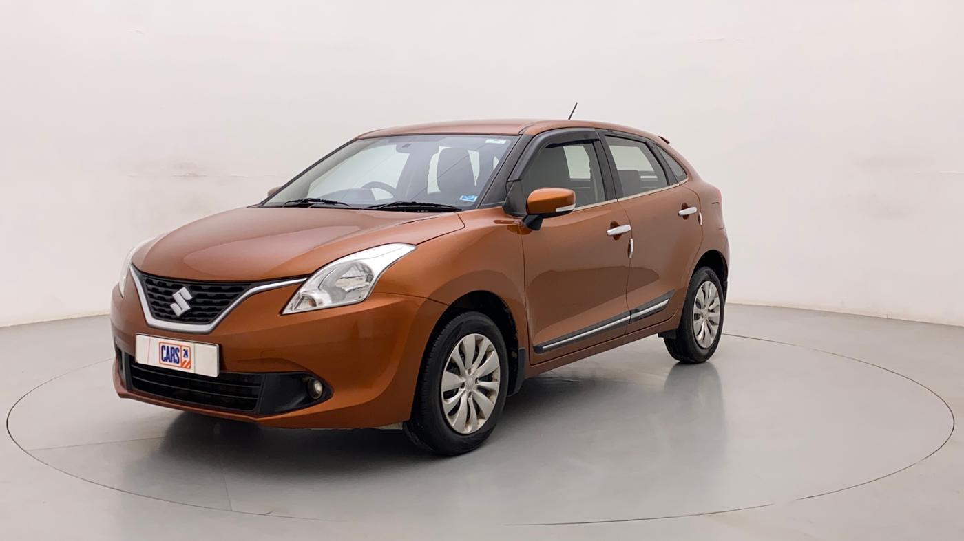 2017 Maruti Baleno DELTA CVT PETROL 1.2, Petrol, Automatic, 74,601 km, Left Front Diagonal