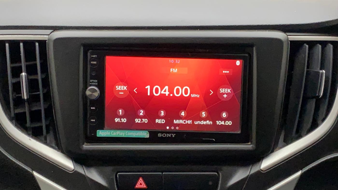 2017 Maruti Baleno DELTA CVT PETROL 1.2, Petrol, Automatic, 74,601 km, Infotainment System