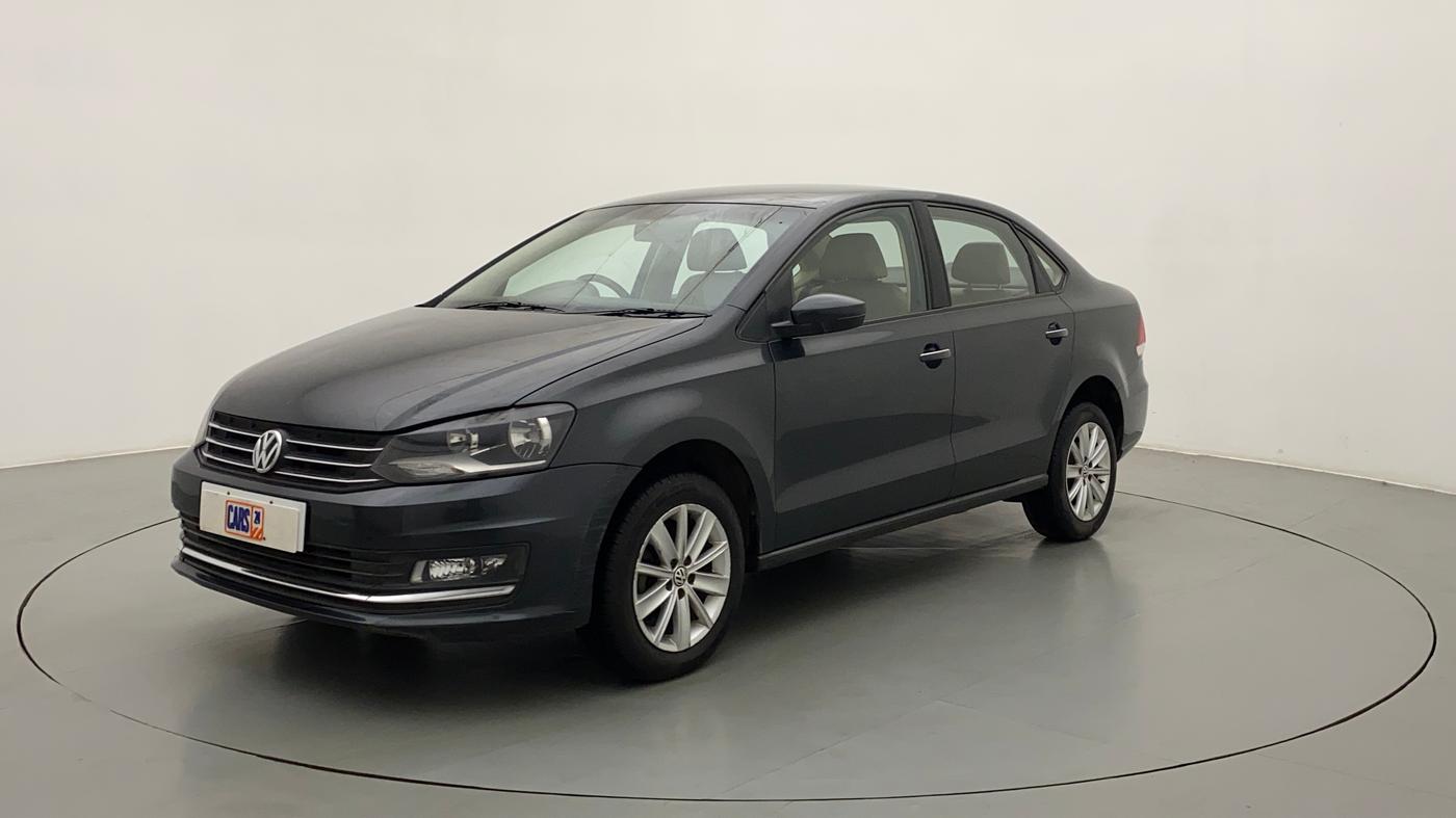 2015 Volkswagen Vento HIGHLINE PETROL AT, Petrol, Automatic, 79,764 km, Left Front Diagonal
