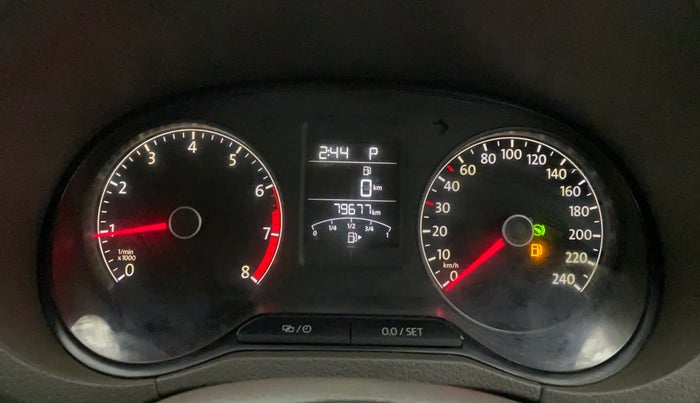 2015 Volkswagen Vento HIGHLINE PETROL AT, Petrol, Automatic, 79,764 km, Odometer Image