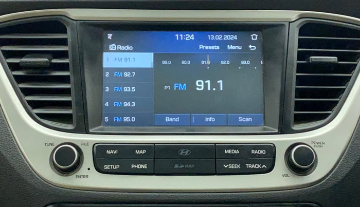 2019 Hyundai Verna 1.6 CRDI SX + AT, Diesel, Automatic, 47,152 km, Infotainment System