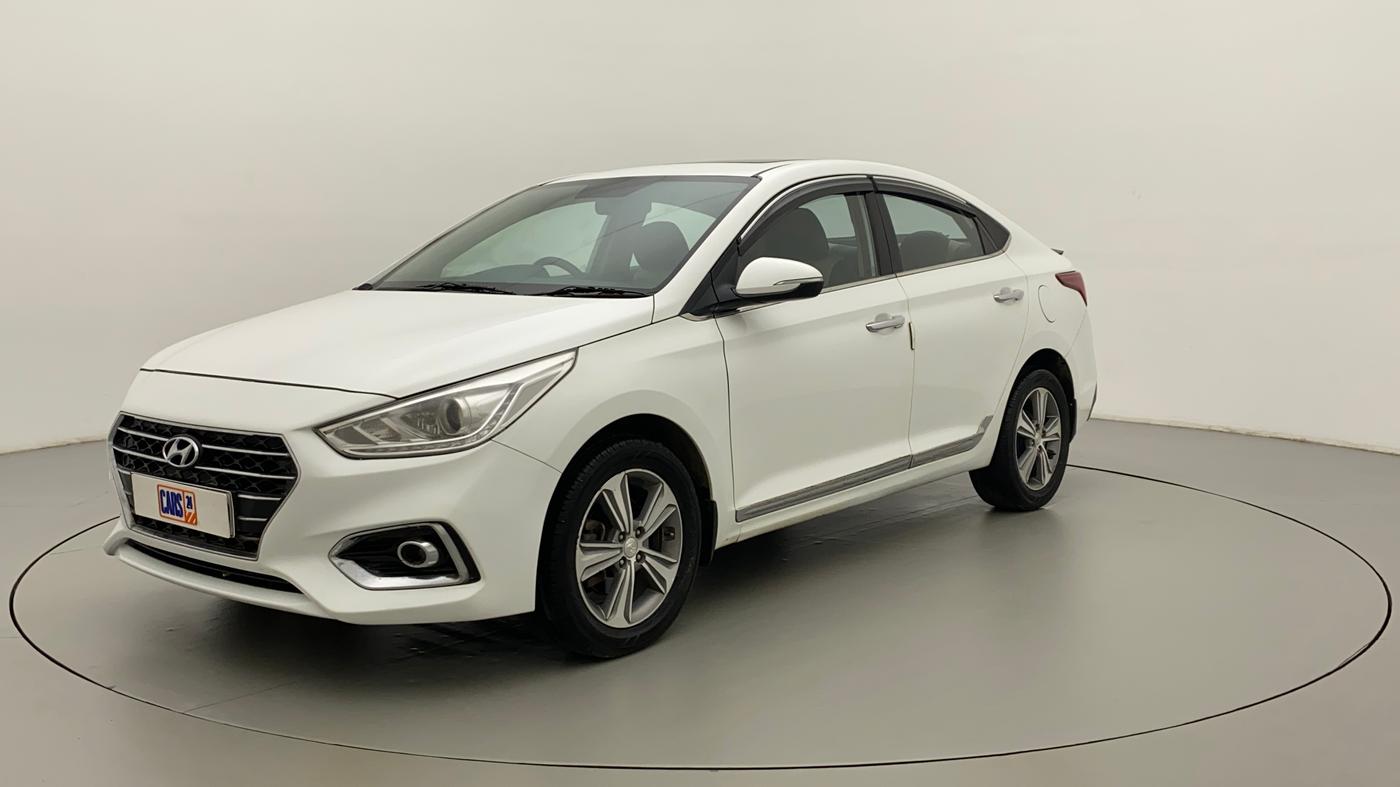 2019 Hyundai Verna 1.6 CRDI SX + AT, Diesel, Automatic, 47,152 km, Left Front Diagonal