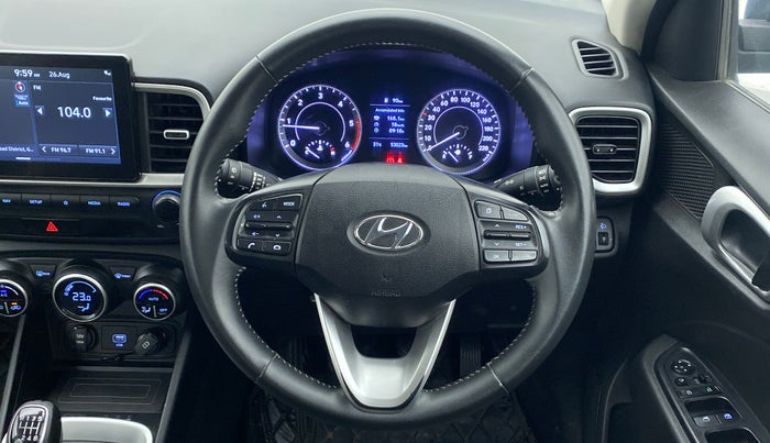 2020 Hyundai VENUE SX (O) 1.5 CRDI, Diesel, Manual, 53,131 km, Steering Wheel Close Up