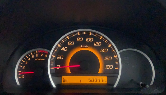 2014 Maruti Wagon R 1.0 VXI, Petrol, Manual, 50,917 km, Odometer Image