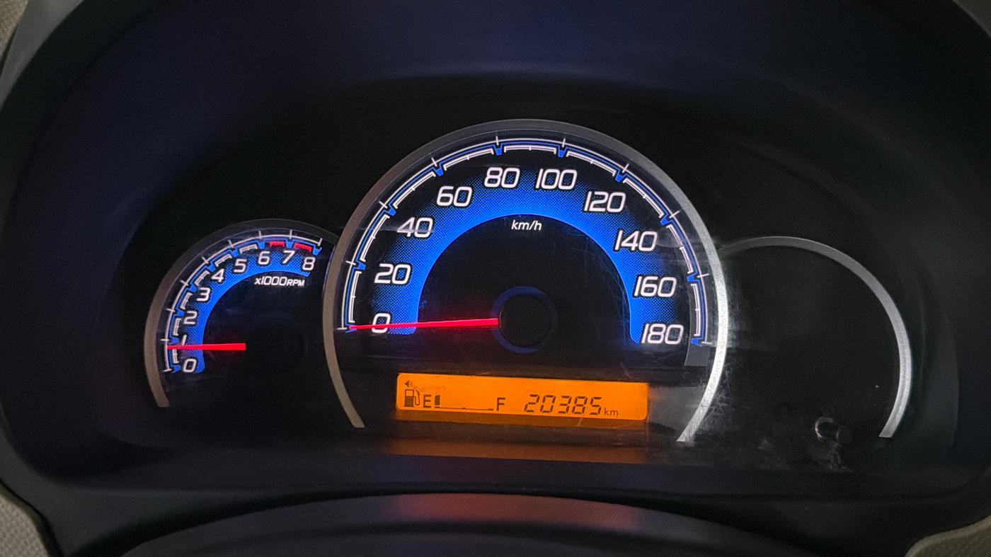 2017 Maruti Wagon R 1.0 VXI, Petrol, Manual, 20,374 km, Odometer Image