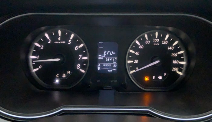 2014 Tata Zest XT RT, Petrol, Manual, 73,417 km, Odometer Image