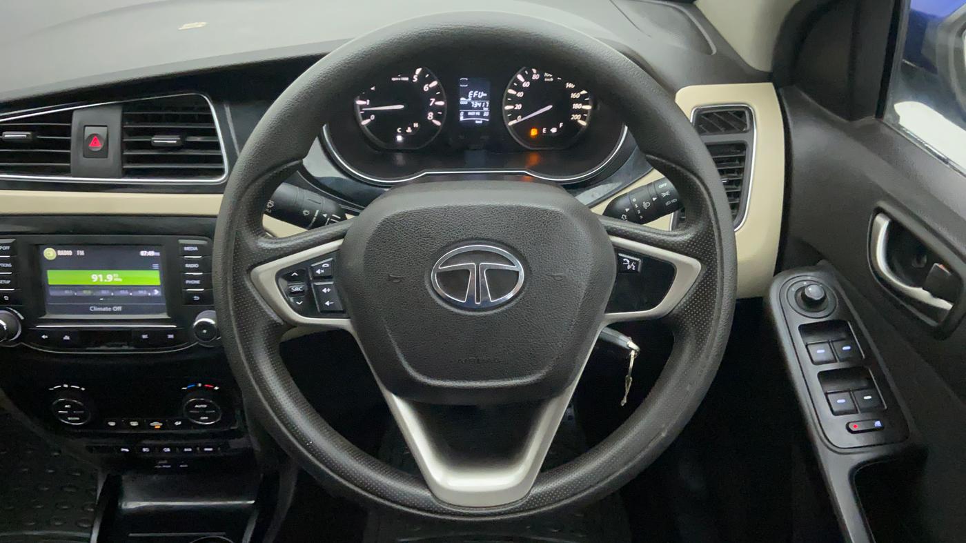 2014 Tata Zest XT RT, Petrol, Manual, 73,417 km, Steering Wheel Close Up