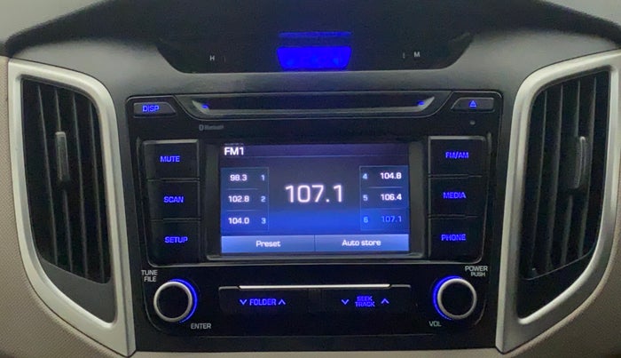 2017 Hyundai Creta E PLUS 1.6 PETROL, Petrol, Manual, 23,252 km, Infotainment System