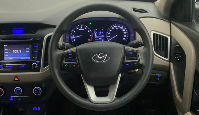 2017 Hyundai Creta E PLUS 1.6 PETROL, Petrol, Manual, 23,252 km, Steering Wheel Close Up