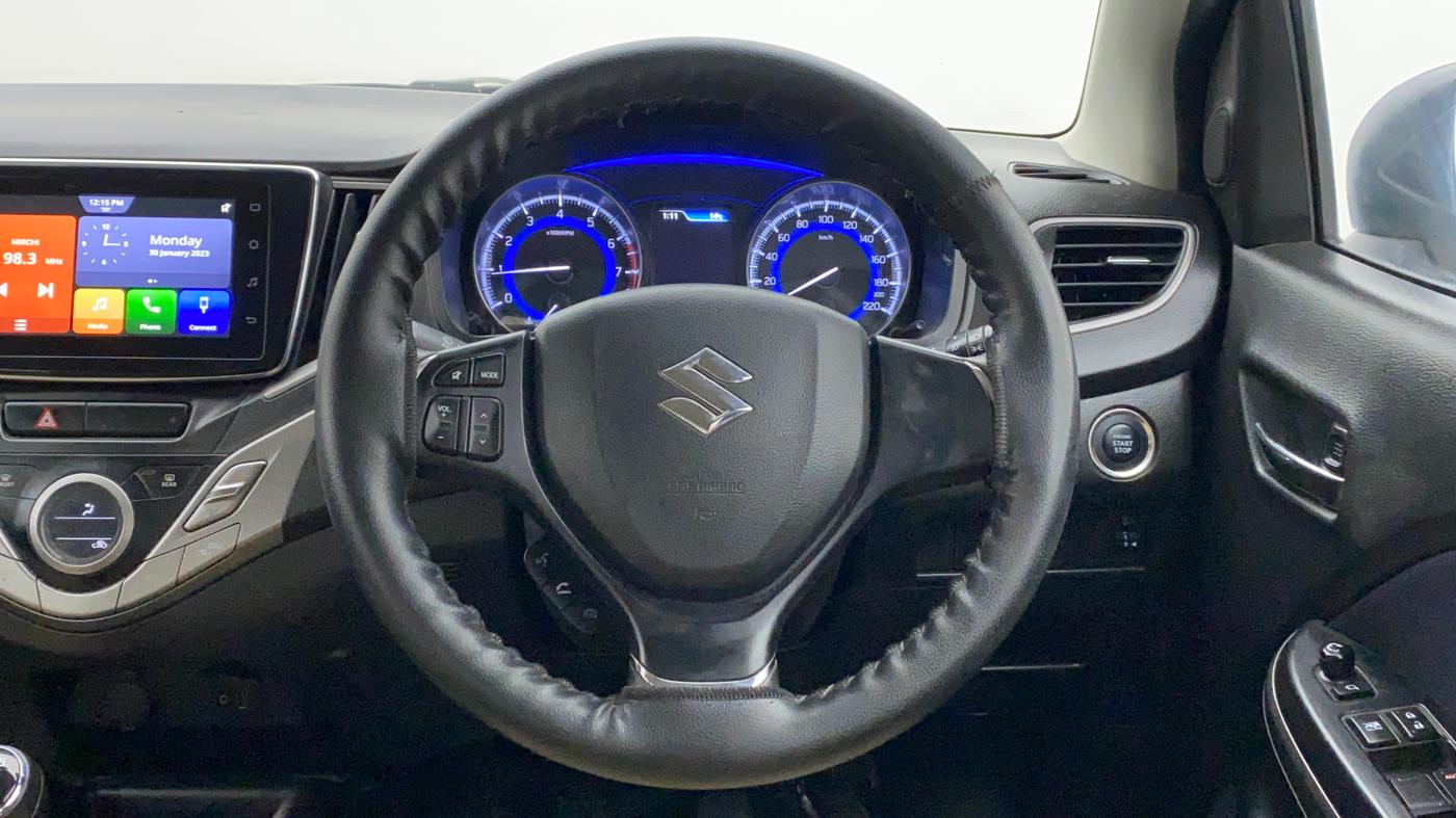 2020 Maruti Baleno ZETA PETROL 1.2, Petrol, Manual, 14,813 km, Steering Wheel Close Up