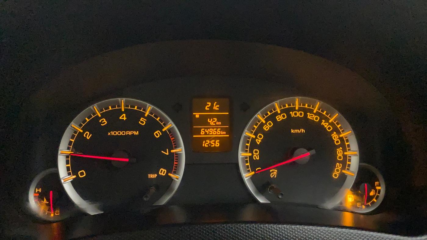 2012 Maruti Swift Dzire ZXI, Petrol, Manual, 65,154 km, Odometer Image