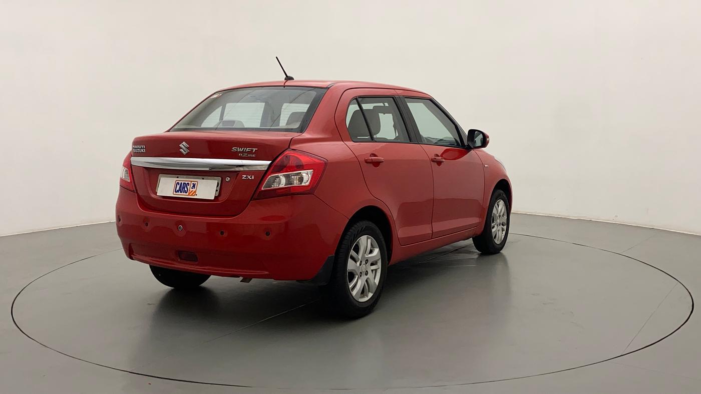 2012 Maruti Swift Dzire ZXI, Petrol, Manual, 65,154 km, Right Back Diagonal