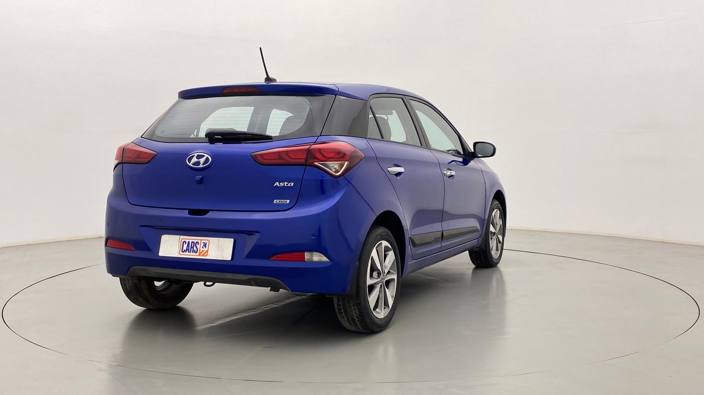 2016 Hyundai Elite i20 1.4 CRDI ASTA (O), Diesel, Manual, 69,447 km, Right Back Diagonal