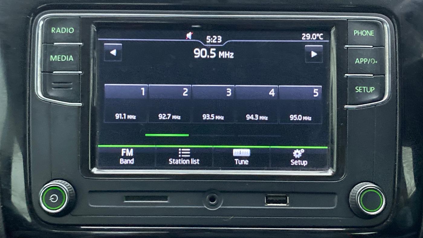 2020 Skoda Rapid STYLE TSI, Petrol, Manual, 54,410 km, Infotainment System