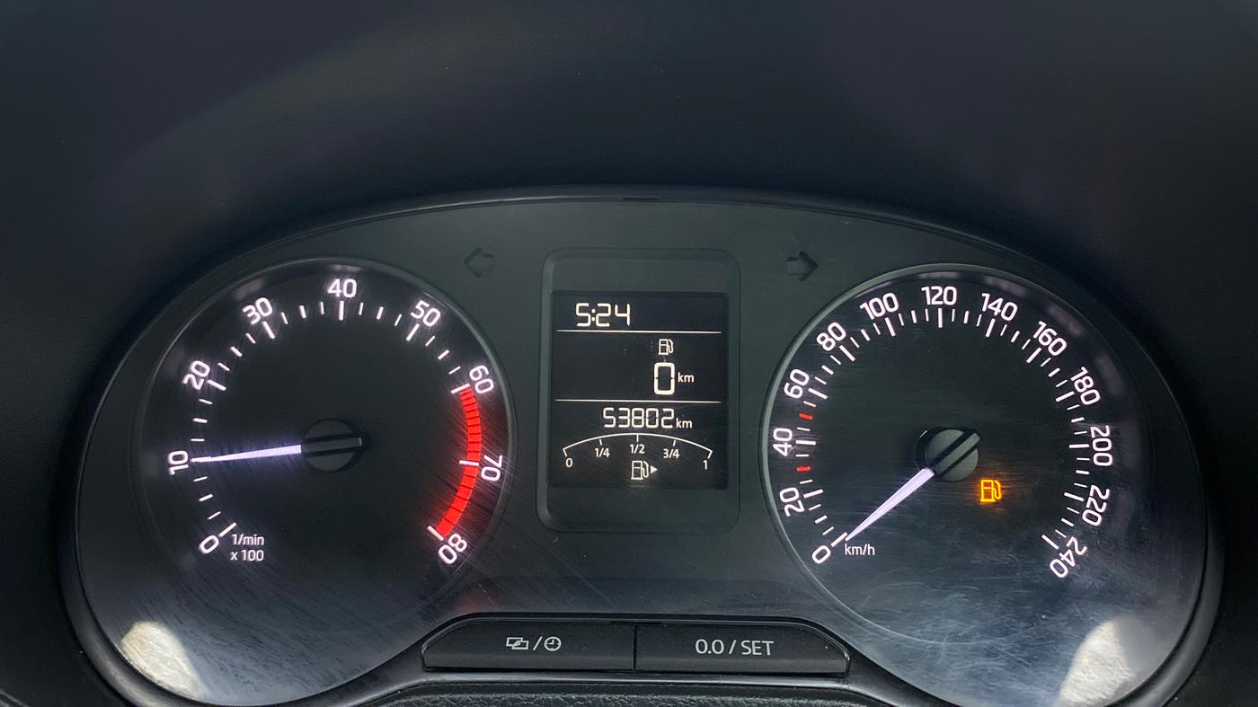 2020 Skoda Rapid STYLE TSI, Petrol, Manual, 54,410 km, Odometer Image