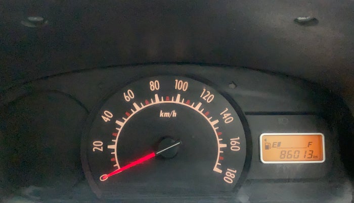 2010 Maruti Alto K10 LXI, Petrol, Manual, 86,013 km, Odometer Image