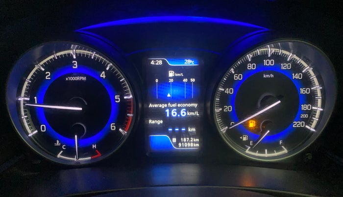 2016 Maruti Baleno ALPHA DIESEL 1.3, Diesel, Manual, 91,055 km, Odometer Image