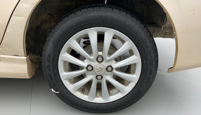 2011 Toyota Etios VX, Petrol, Manual, 66,479 km, Left Rear Wheel