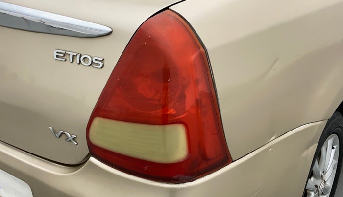 2011 Toyota Etios VX, Petrol, Manual, 66,479 km, Right tail light - Faded