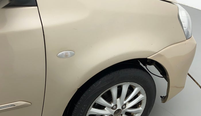 2011 Toyota Etios VX, Petrol, Manual, 66,479 km, Right fender - Slightly dented