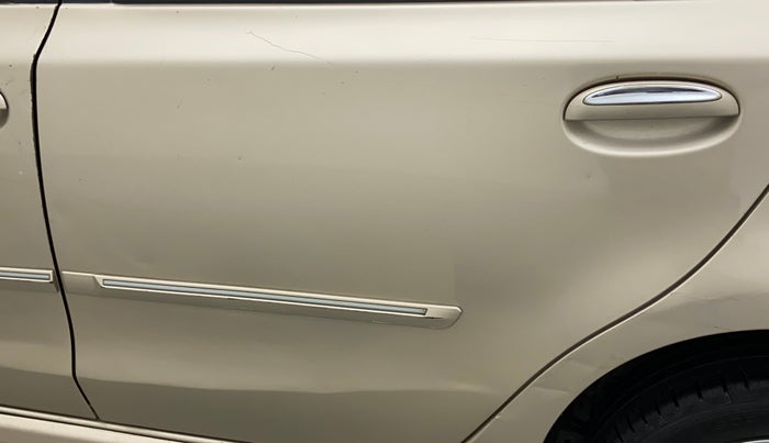 2011 Toyota Etios VX, Petrol, Manual, 66,479 km, Rear left door - Minor scratches