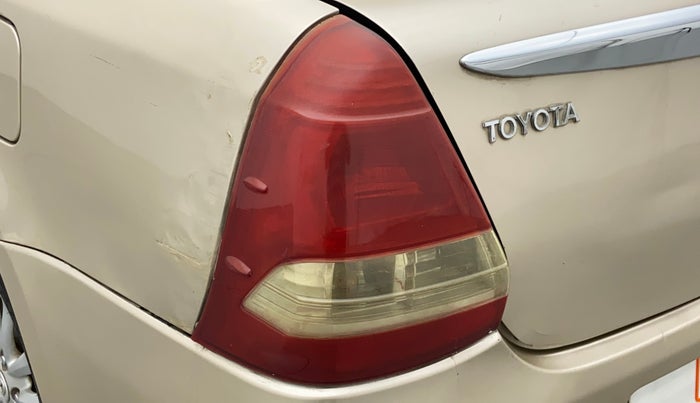 2011 Toyota Etios VX, Petrol, Manual, 66,479 km, Left tail light - Faded