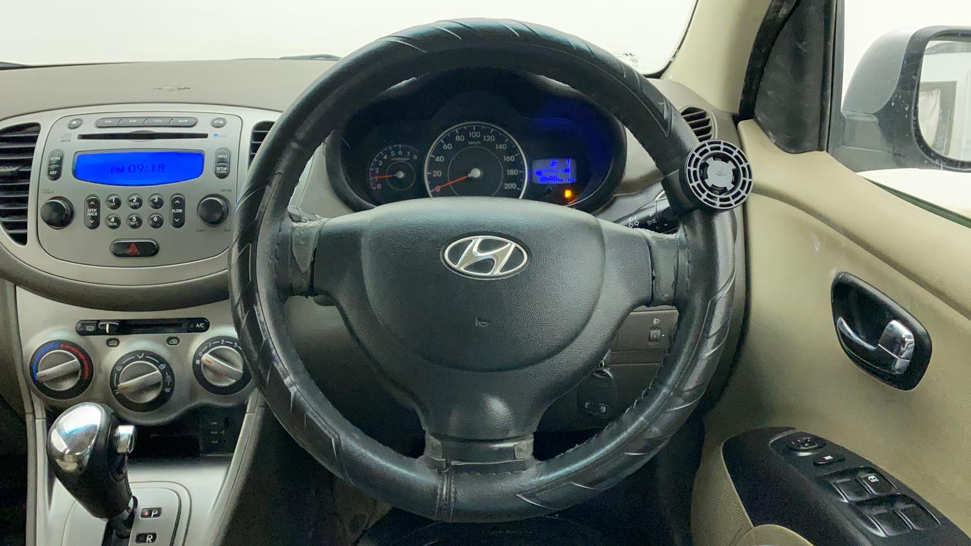 2012 Hyundai i10 SPORTZ 1.2 AT, Petrol, Automatic, 36,400 km, Steering Wheel Close Up