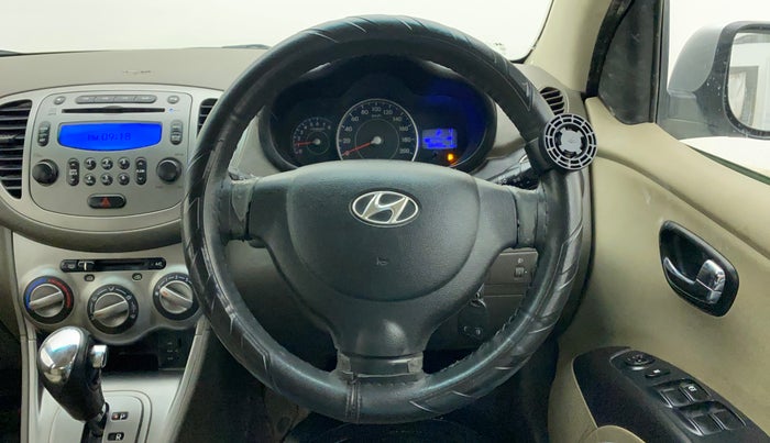 2012 Hyundai i10 SPORTZ 1.2 AT, Petrol, Automatic, 36,400 km, Steering Wheel Close Up