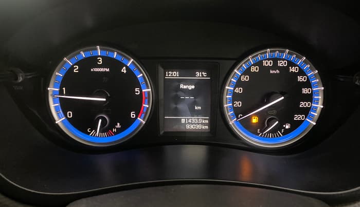 2015 Maruti S Cross ZETA 1.6, Diesel, Manual, 93,029 km, Odometer Image