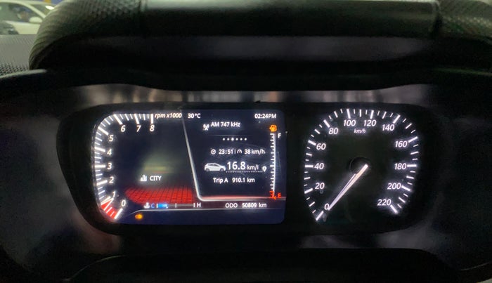 2020 Tata ALTROZ XZ (O) PETROL, Petrol, Manual, 50,792 km, Odometer Image