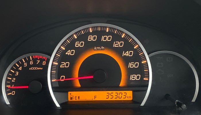 2016 Maruti Wagon R 1.0 VXI, Petrol, Manual, 35,363 km, Odometer Image