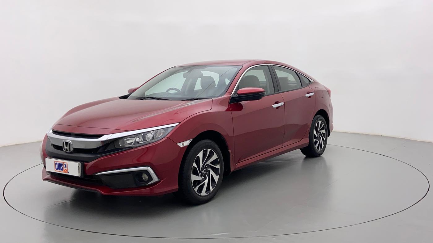 2019 Honda Civic VX CVT i-VTEC, Petrol, Automatic, 74,611 km, Left Front Diagonal