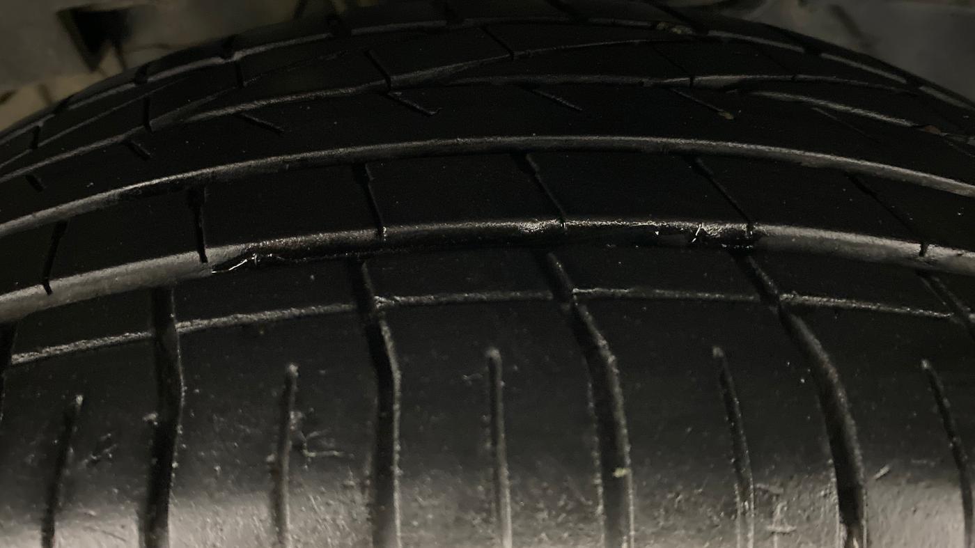 2020 Tata NEXON XZ+ 1.2, Petrol, Manual, 20,362 km, Left Rear Tyre Tread