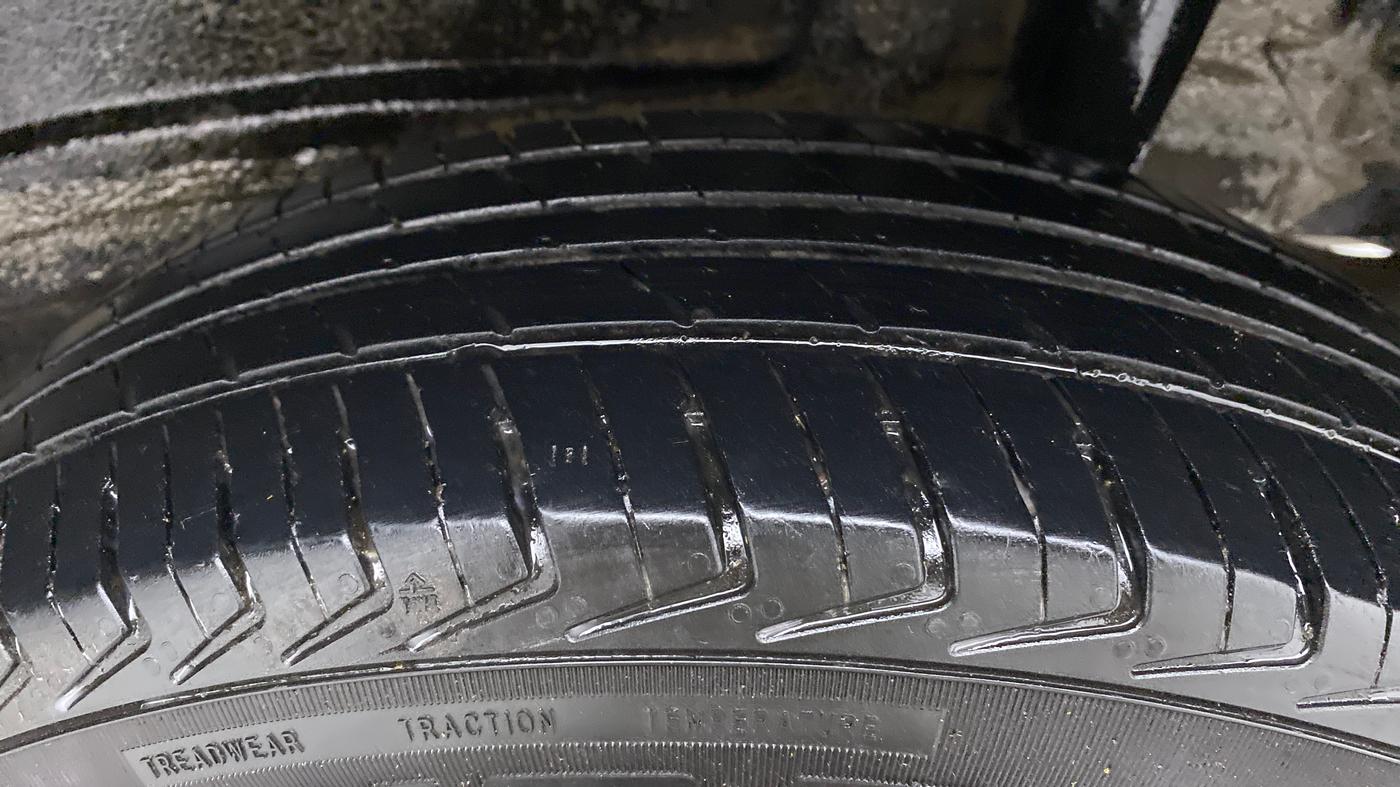 2021 Maruti New Wagon-R LXI CNG 1.0, CNG, Manual, 39,252 km, Left Rear Tyre Tread