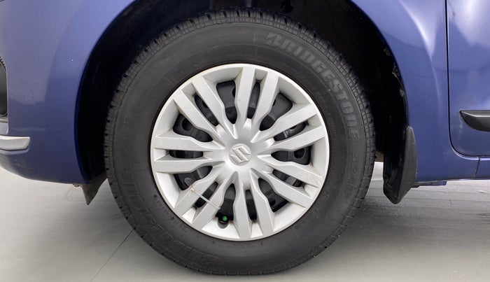2017 Maruti Dzire VXI, Petrol, Manual, 73,249 km, Left Front Wheel