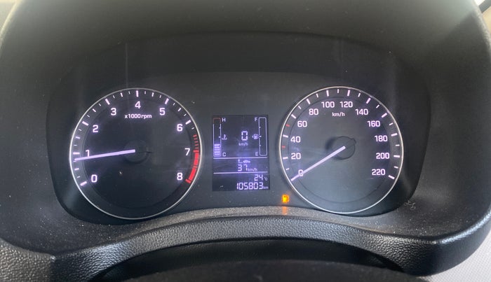 2017 Hyundai Creta E PLUS 1.6 PETROL, Petrol, Manual, 1,05,784 km, Odometer Image