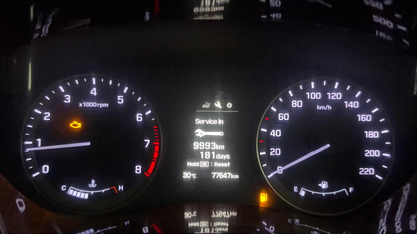 2015 Hyundai Elite i20 ASTA 1.2, CNG, Manual, 77,640 km, Odometer Image
