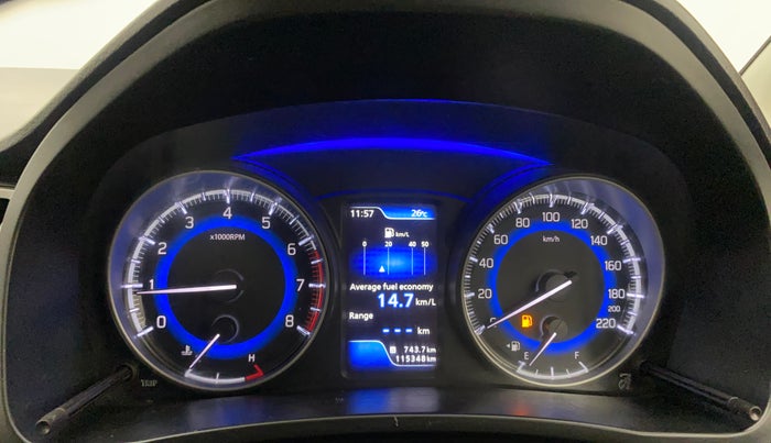 2020 Maruti Baleno ZETA PETROL 1.2, Petrol, Manual, 1,15,348 km, Odometer Image