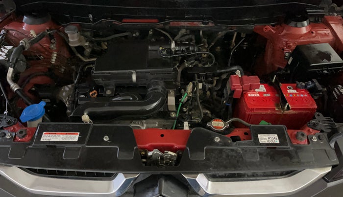 2022 Maruti BREZZA ZXI + SMART HYBRID DUAL TONE, Petrol, Manual, 50,627 km, Engine View