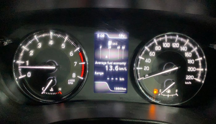 2023 Maruti Baleno ALPHA PETROL 1.2, Petrol, Manual, 19,866 km, Odometer Image