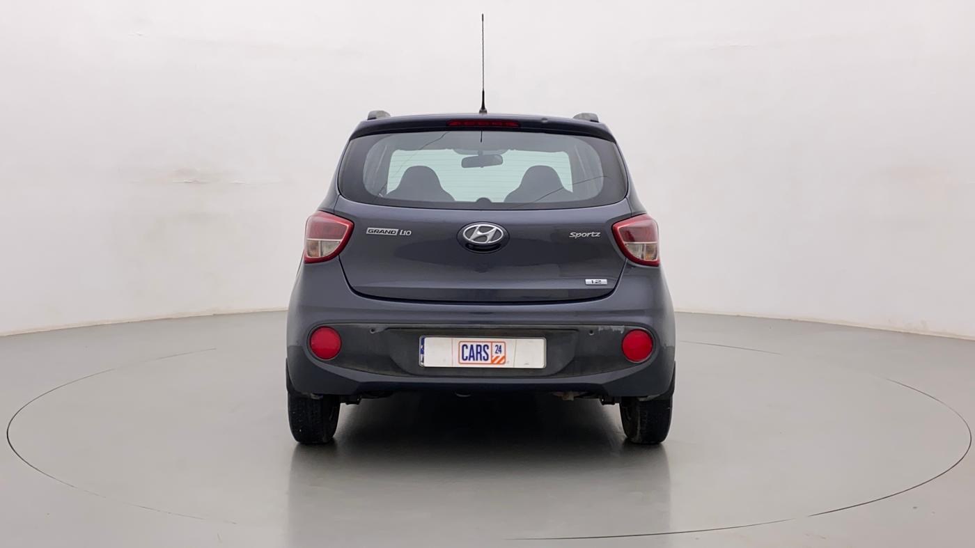 2017 Hyundai Grand i10 SPORTZ (O) 1.2 KAPPA VTVT, Petrol, Manual, 73,976 km, Back/Rear