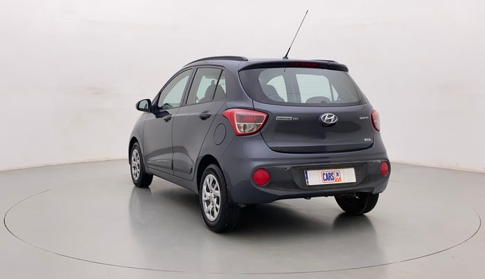 2017 Hyundai Grand i10 SPORTZ (O) 1.2 KAPPA VTVT, Petrol, Manual, 73,976 km, Left Back Diagonal